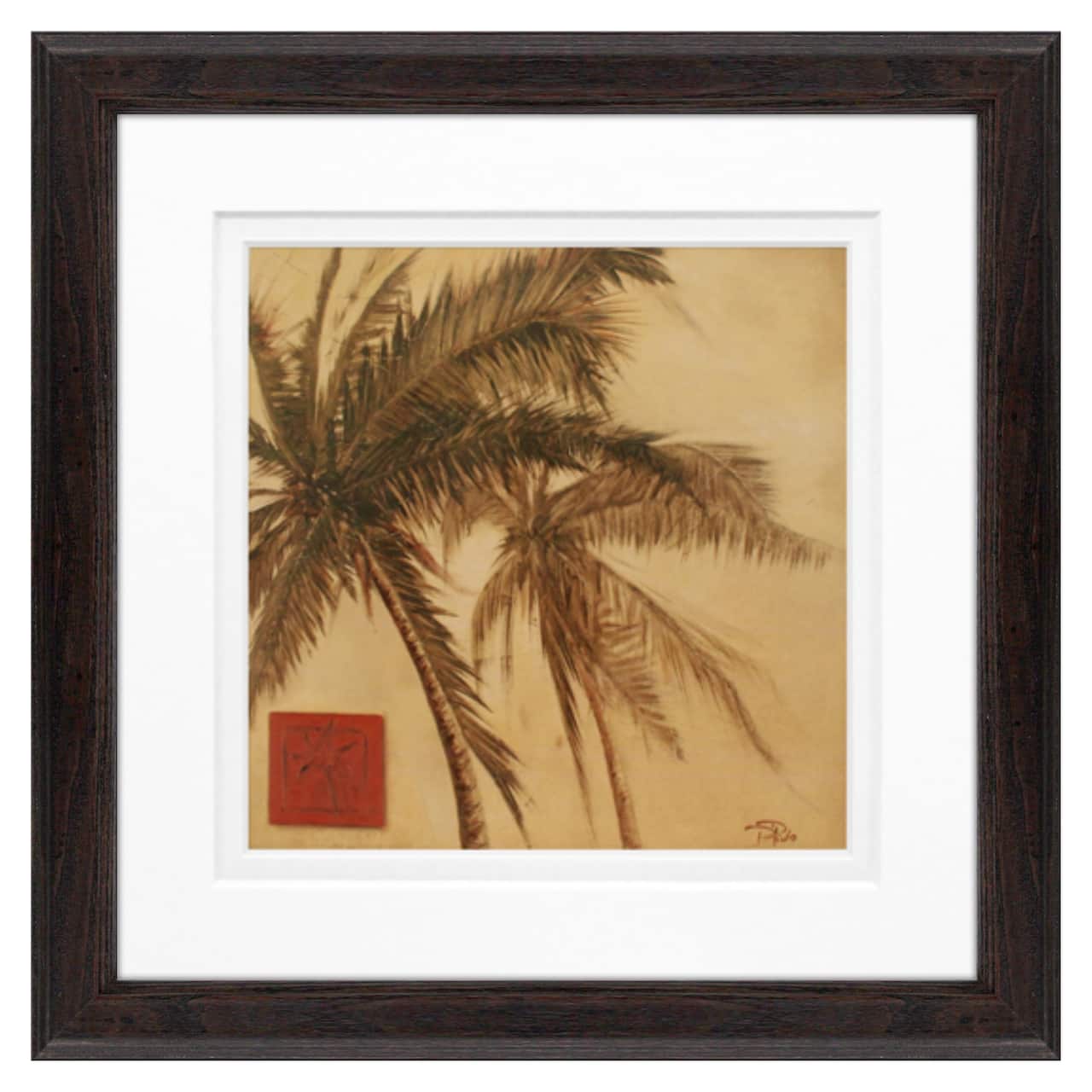 Timeless Frames&#xAE; Sepia Palm II Framed Wall D&#xE9;cor